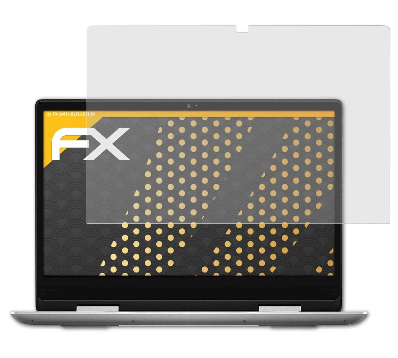 14 5000) Displayschutz(für ATFOLIX 2x Dell Inspiron FX-Antireflex