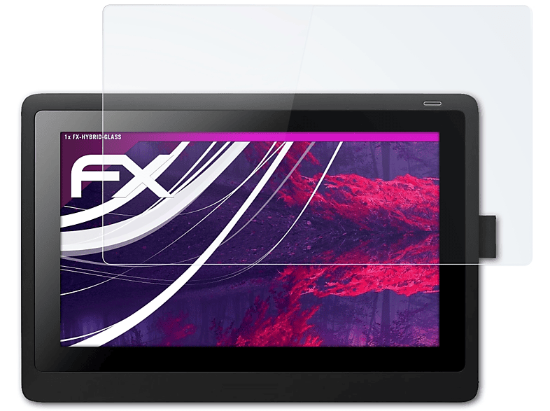 ATFOLIX Wacom CINTIQ 16) FX-Hybrid-Glass Schutzglas(für