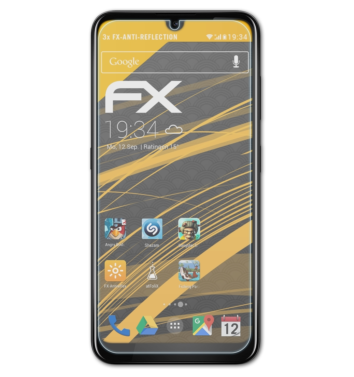 ATFOLIX 3x 3.2) FX-Antireflex Displayschutz(für Nokia