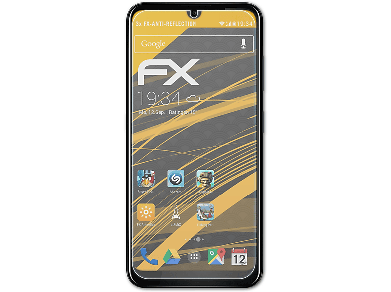 Nokia FX-Antireflex 3x 3.2) ATFOLIX Displayschutz(für