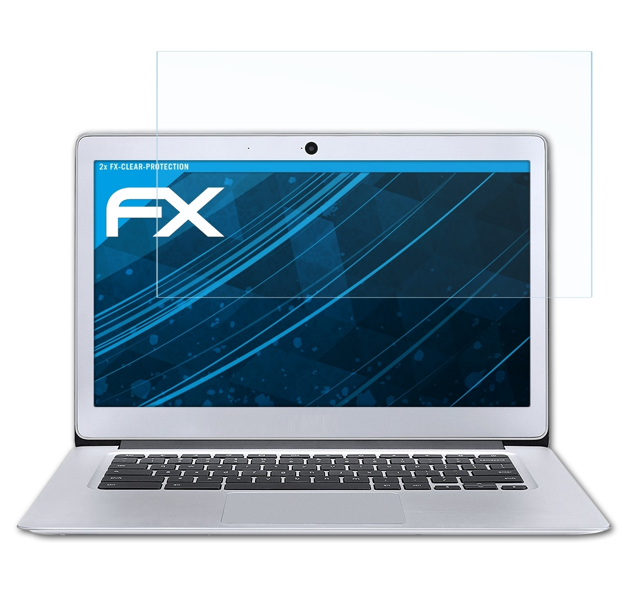 (CB3-431)) ATFOLIX 14 2x Acer FX-Clear Chromebook Displayschutz(für