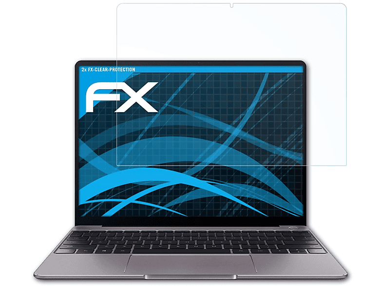 ATFOLIX 2x FX-Clear Displayschutz(für Huawei MateBook 13) | Pflege & Schutz