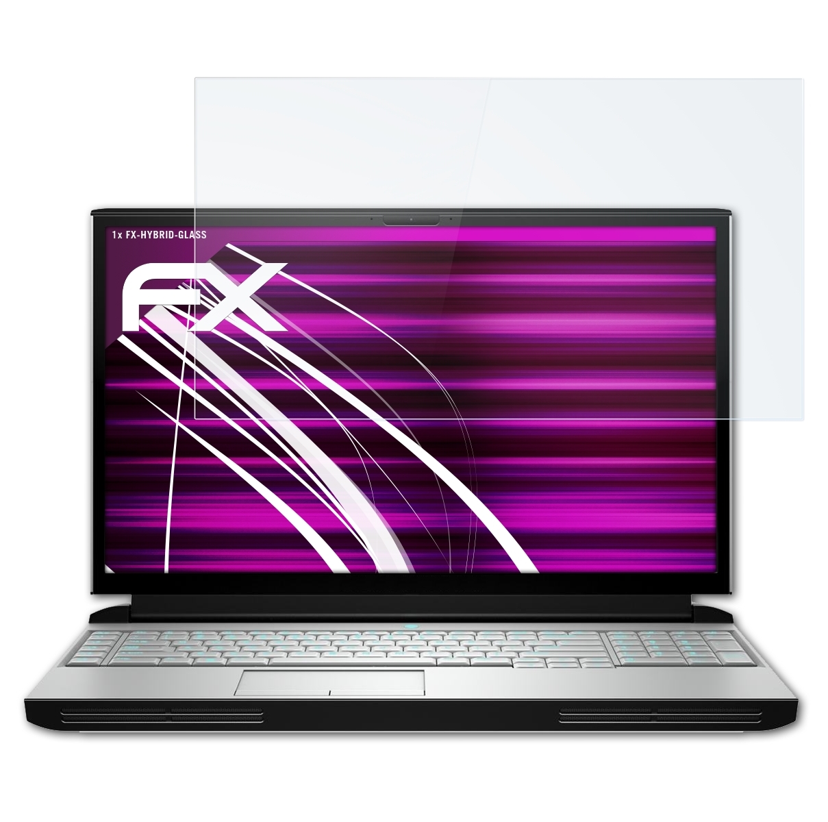 Dell FX-Hybrid-Glass Schutzglas(für ATFOLIX Alienware Area-51M)