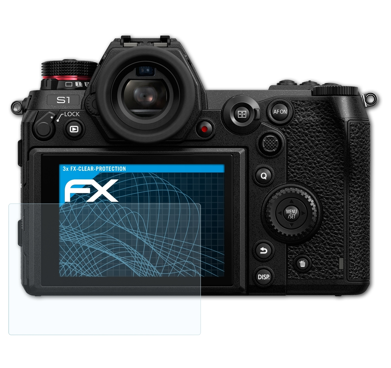 ATFOLIX 3x FX-Clear Displayschutz(für Lumix Panasonic DC-S1)