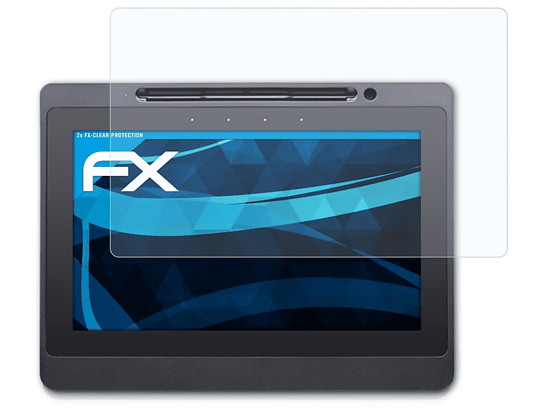 ATFOLIX 2x FX-Clear Displayschutz(für Wacom DTU-1141B)