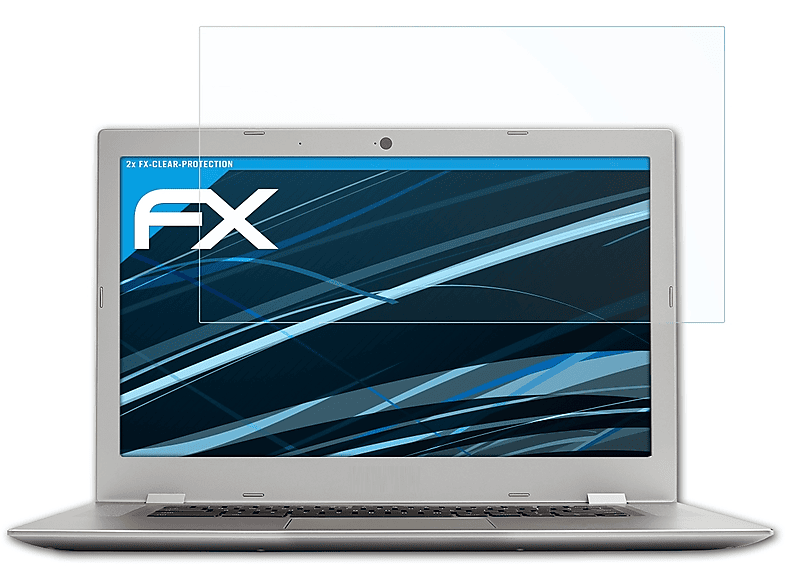 ATFOLIX 2x FX-Clear Displayschutz(für Acer Chromebook 15 (CB315-1HT))