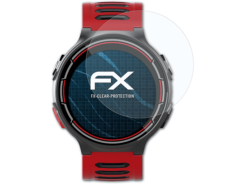 ATFOLIX 3x FX-Clear Displayschutz(für Coros Pace) | Smartwatch Schutzfolien & Gläser