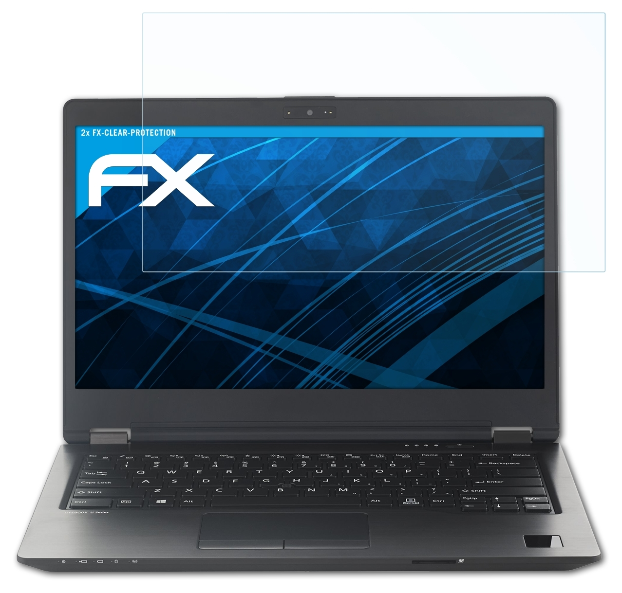 ATFOLIX 2x FX-Clear Fujitsu U748) Lifebook Displayschutz(für