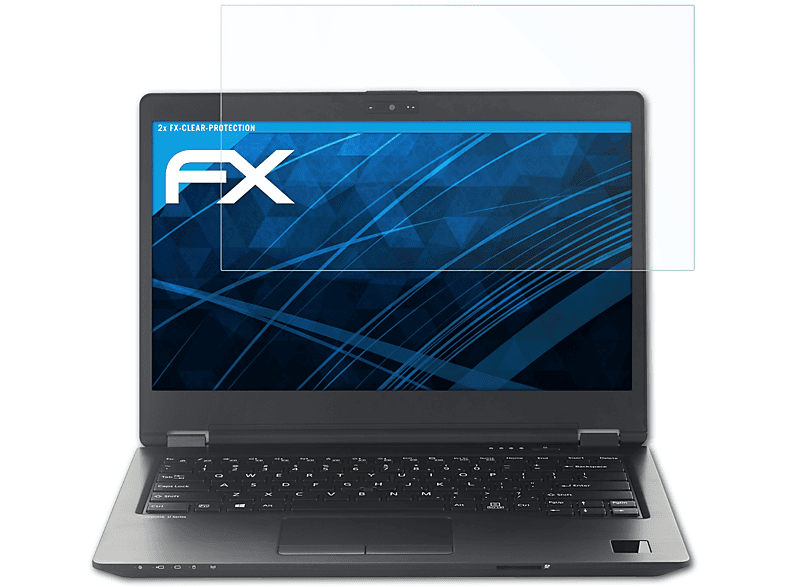 ATFOLIX 2x FX-Clear Displayschutz(für Fujitsu Lifebook U748)