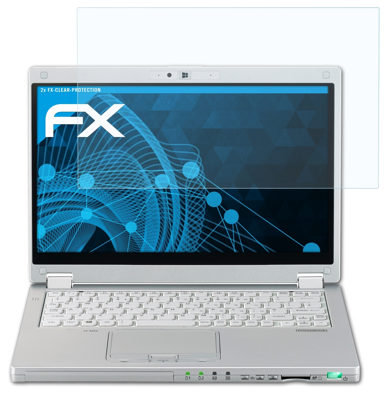 ATFOLIX 2x FX-Clear Toughpad Displayschutz(für CF-MX4) Panasonic