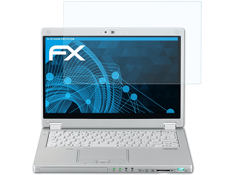 ATFOLIX 2x FX-Clear Displayschutz(für Panasonic Toughpad CF-MX4)