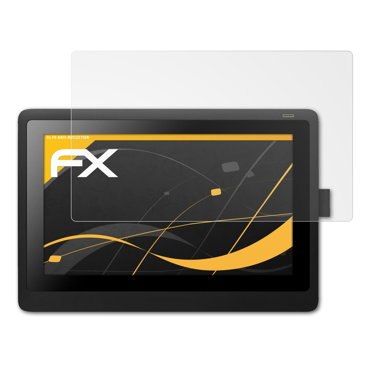 ATFOLIX 2x FX-Antireflex Displayschutz(für Wacom 16) CINTIQ