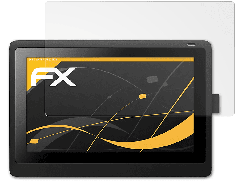 ATFOLIX 2x FX-Antireflex Displayschutz(für Wacom CINTIQ 16)
