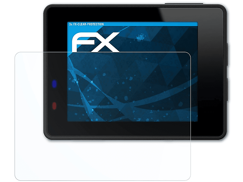 ATFOLIX 3x FX-Clear Displayschutz(für Apeman Trawo)