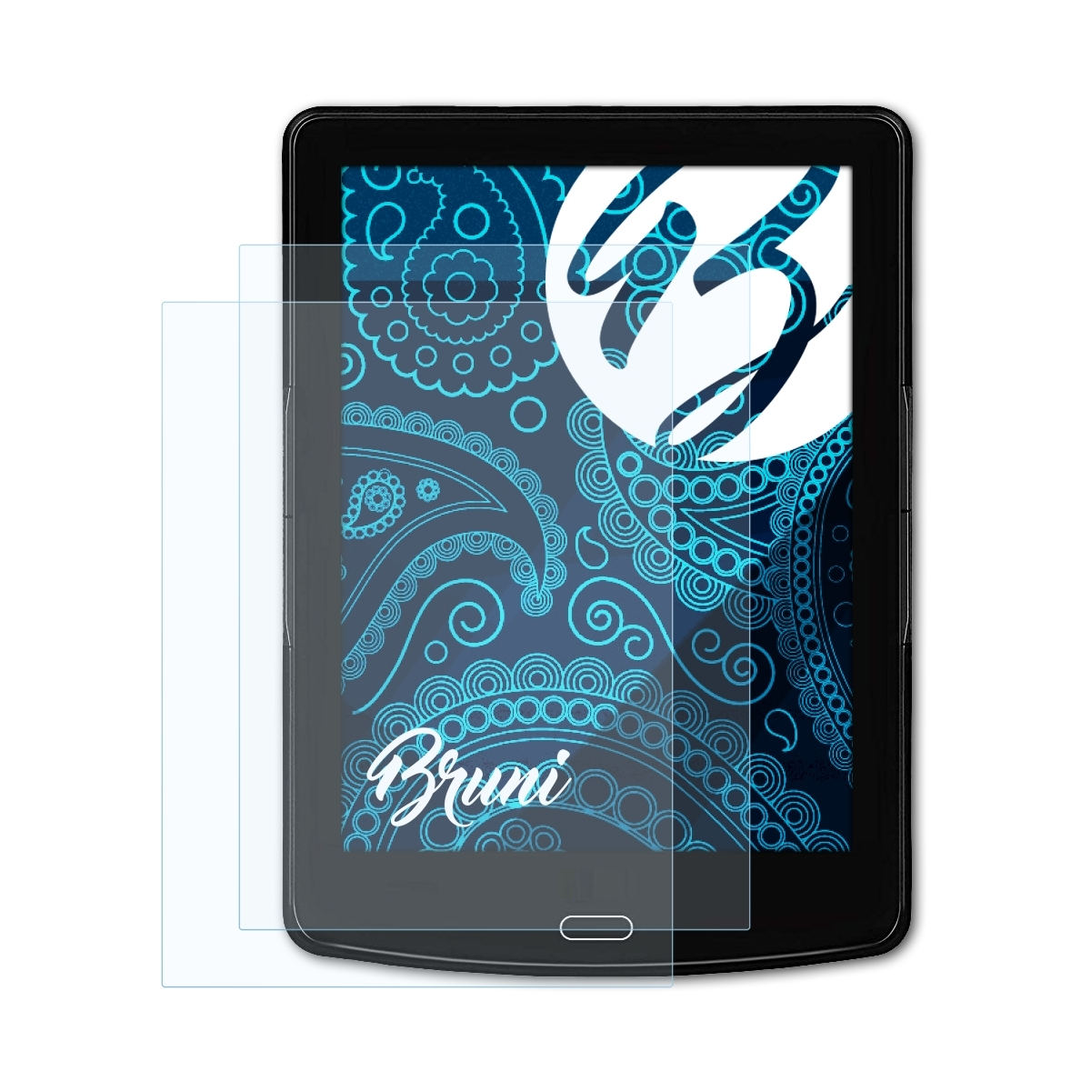 BRUNI 2x inkBook Prime HD) Basics-Clear Schutzfolie(für