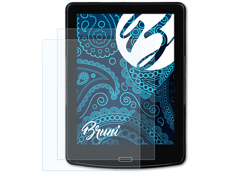 BRUNI 2x inkBook Prime HD) Basics-Clear Schutzfolie(für