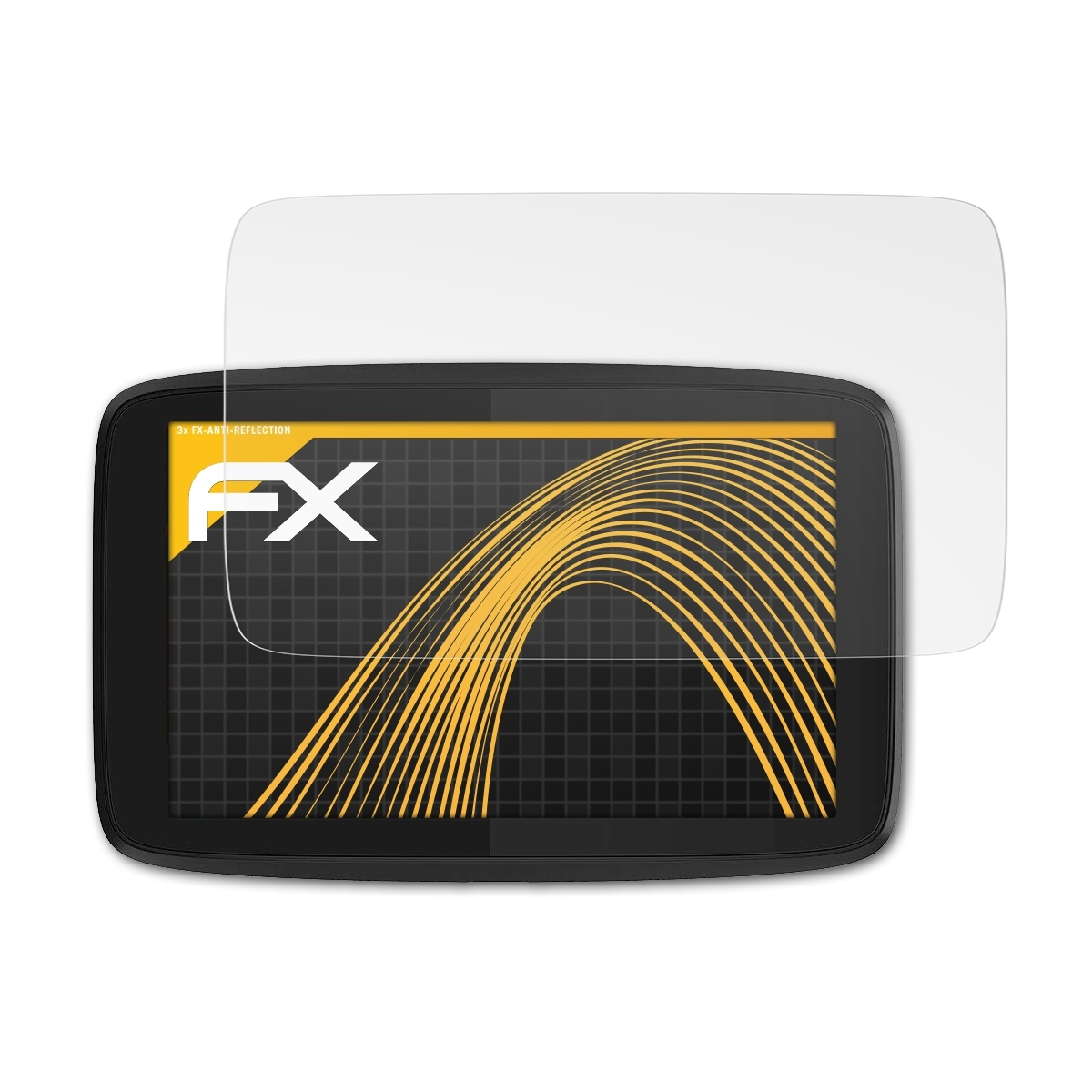 ATFOLIX 3x FX-Antireflex Displayschutz(für TomTom inch)) Essential (6 GO