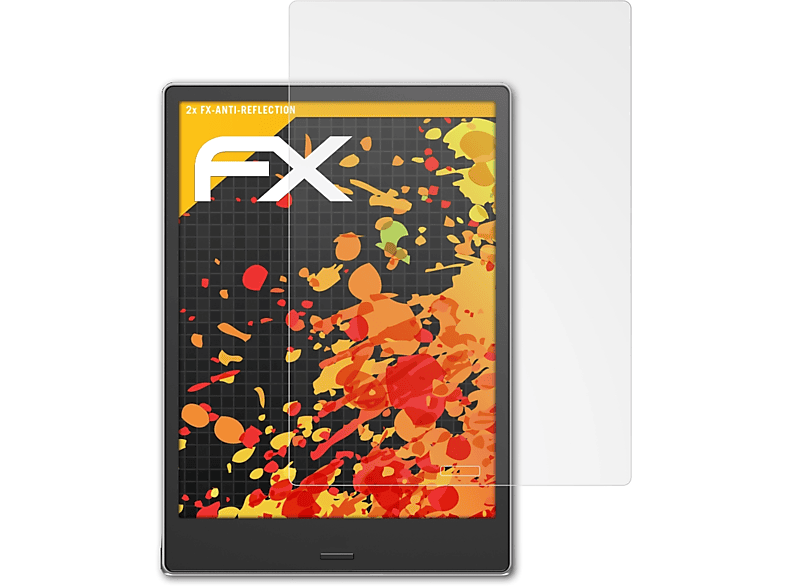 ATFOLIX 2x Note Displayschutz(für BOOX Lite) FX-Antireflex