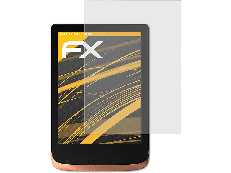 FX-Antireflex 3) HD ATFOLIX PocketBook Touch Displayschutz(für 2x
