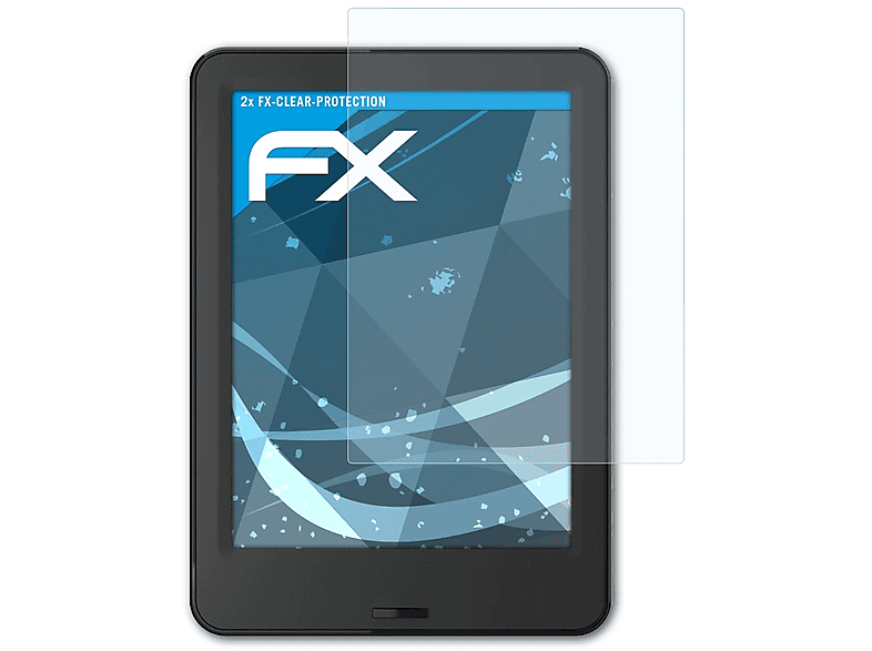 Pro) BOOX ATFOLIX Poke FX-Clear 2x Displayschutz(für