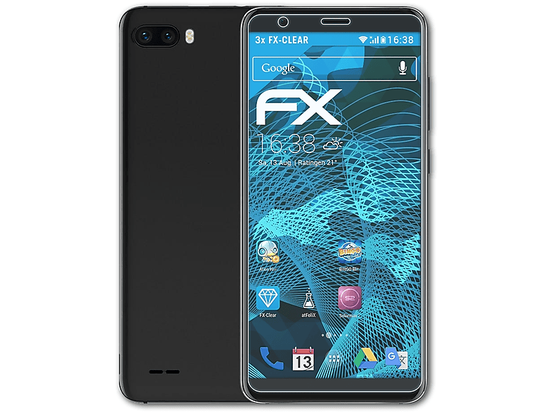 ATFOLIX 3x FX-Clear Displayschutz(für Ulefone S1 Pro)