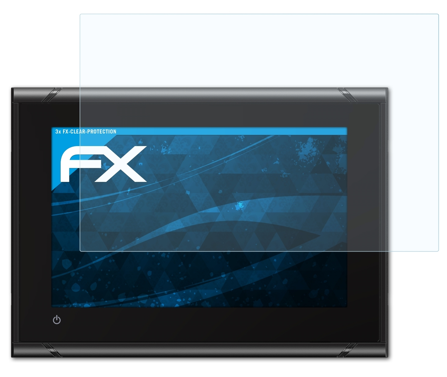 3x FX-Clear Simrad Displayschutz(für XSE) ATFOLIX GO5