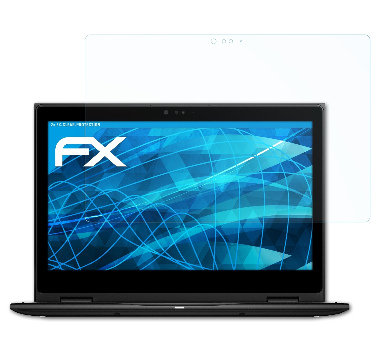 2x ATFOLIX 3390) Displayschutz(für Latitude Dell FX-Clear