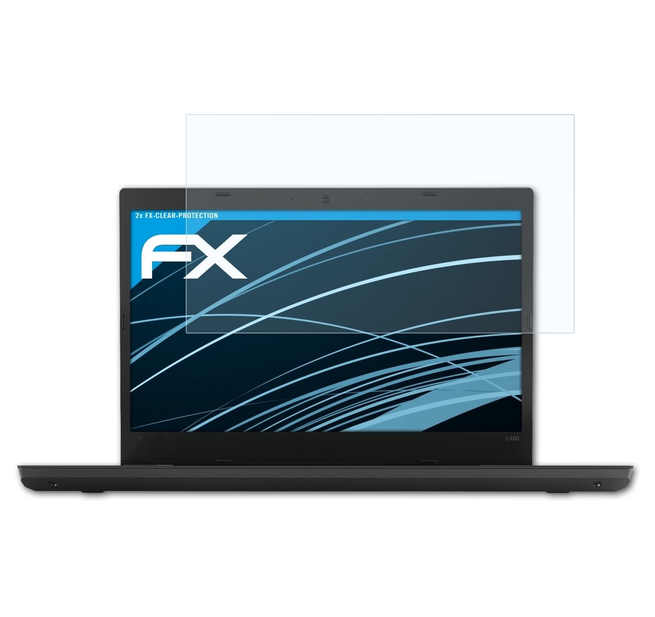 ATFOLIX 2x FX-Clear Displayschutz(für Lenovo ThinkPad L480)