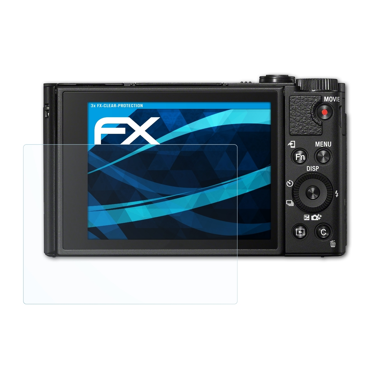 ATFOLIX 3x FX-Clear Displayschutz(für Sony DSC-HX99)