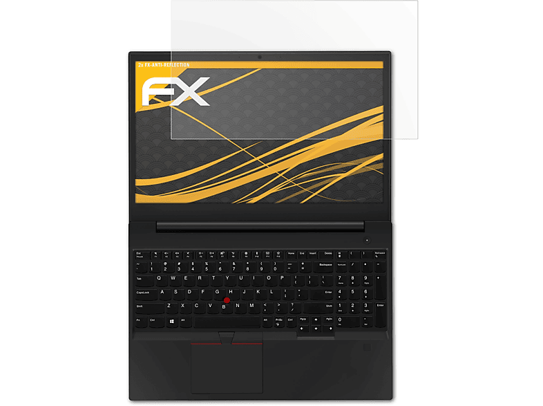 ATFOLIX 2x FX-Antireflex Displayschutz(für Lenovo ThinkPad E590)