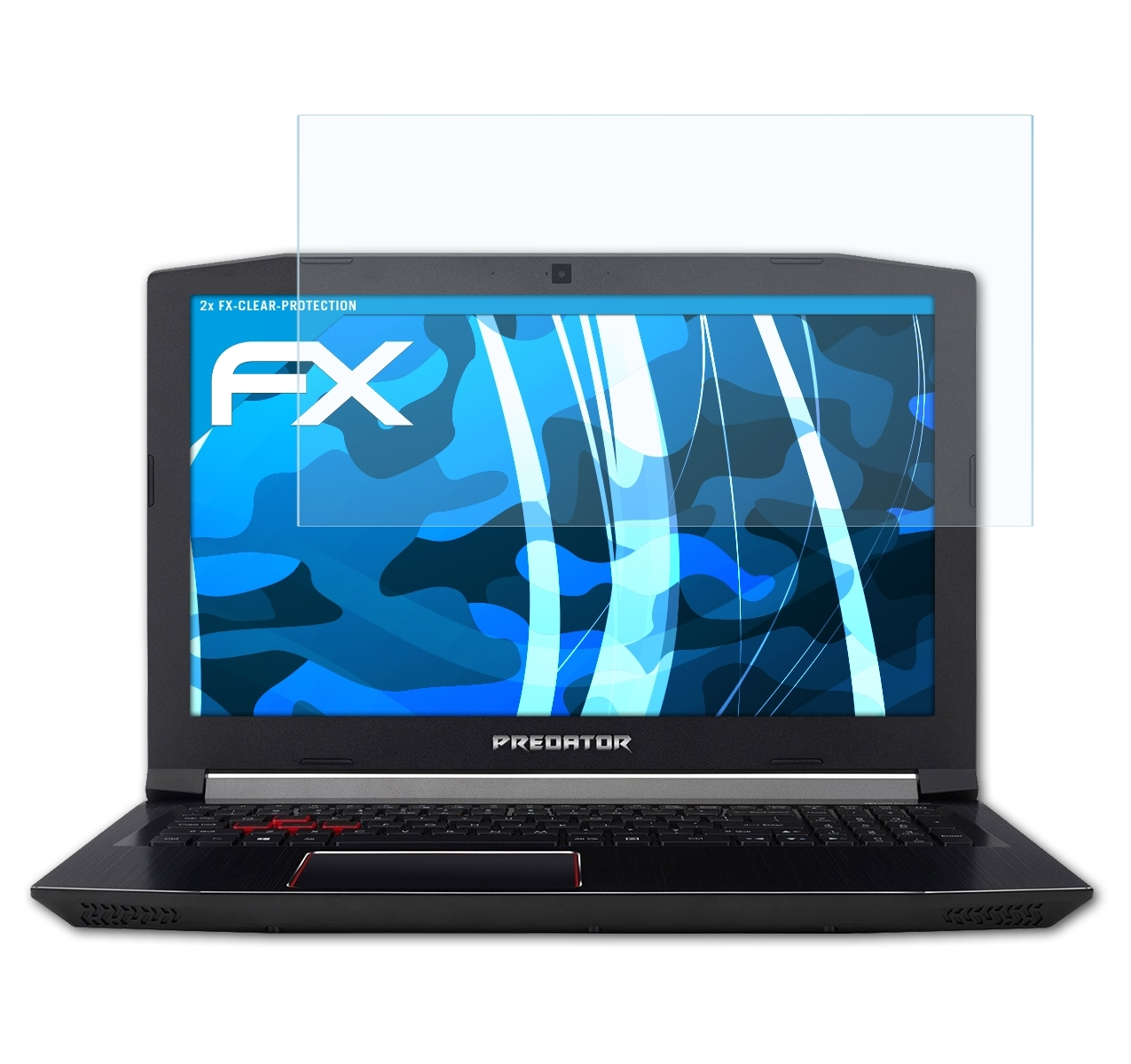 (15 300 2x Predator FX-Clear ATFOLIX Displayschutz(für Acer Helios inch))