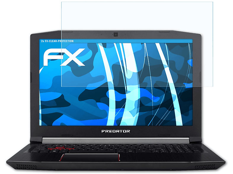 Acer FX-Clear 300 2x Displayschutz(für (15 inch)) ATFOLIX Helios Predator