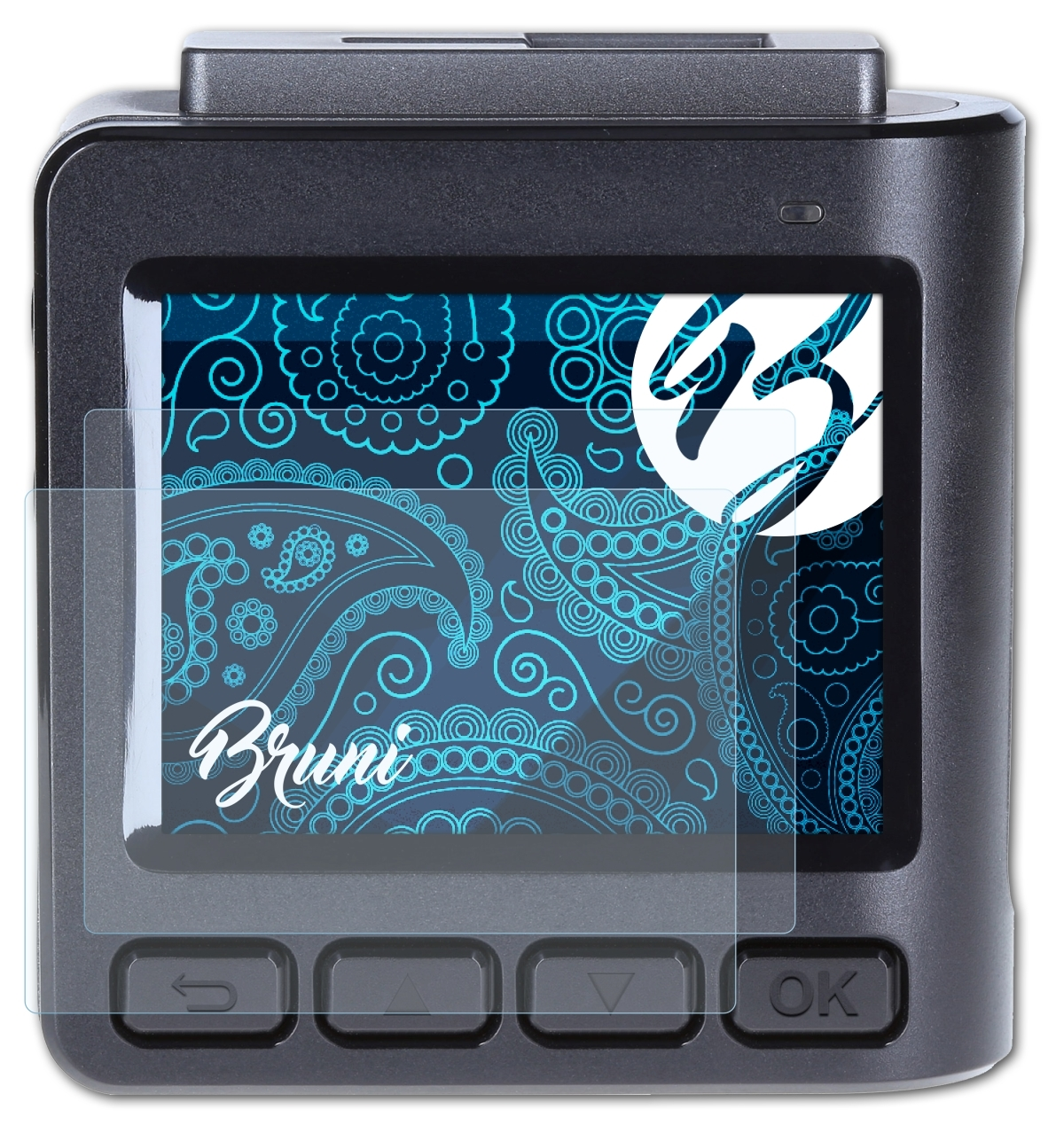 BRUNI 2x Rollei Basics-Clear Schutzfolie(für DashCam-402)