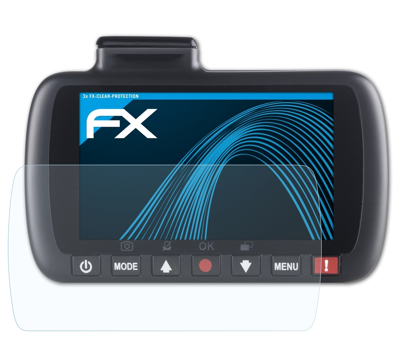 ATFOLIX 3x Lite) 212 FX-Clear Nextbase Displayschutz(für