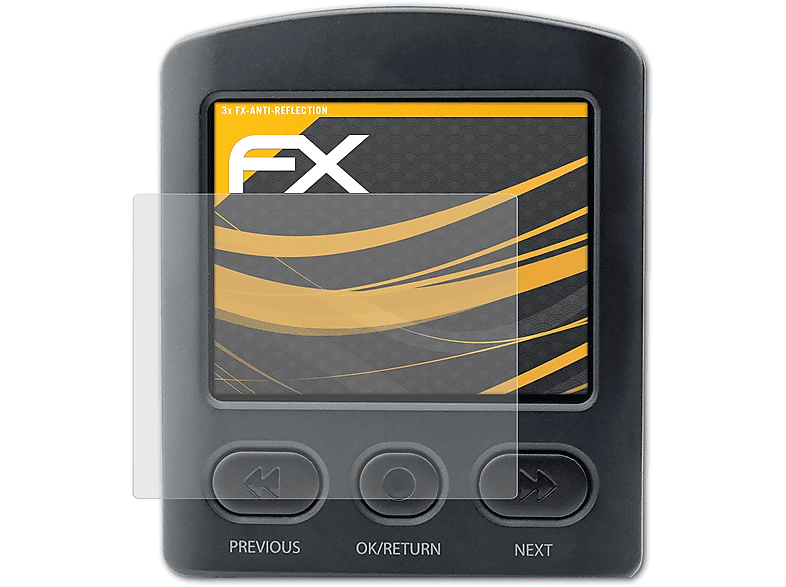 ATFOLIX 3x FX-Antireflex Displayschutz(für Brinno TLC2000)