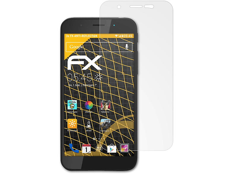 FX-Antireflex 5me) Displayschutz(für Shift 3x ATFOLIX