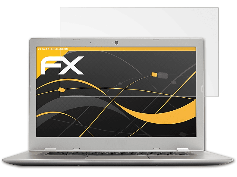 ATFOLIX 2x FX-Antireflex Displayschutz(für Acer Chromebook 15 (CB315-1HT))