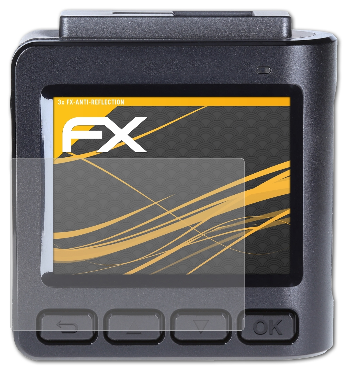 3x DashCam-402) Rollei FX-Antireflex ATFOLIX Displayschutz(für
