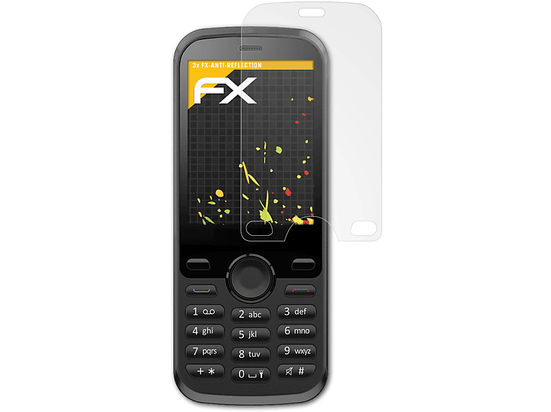 ATFOLIX 3x FX-Antireflex Displayschutz(für MobiWire Aponi)