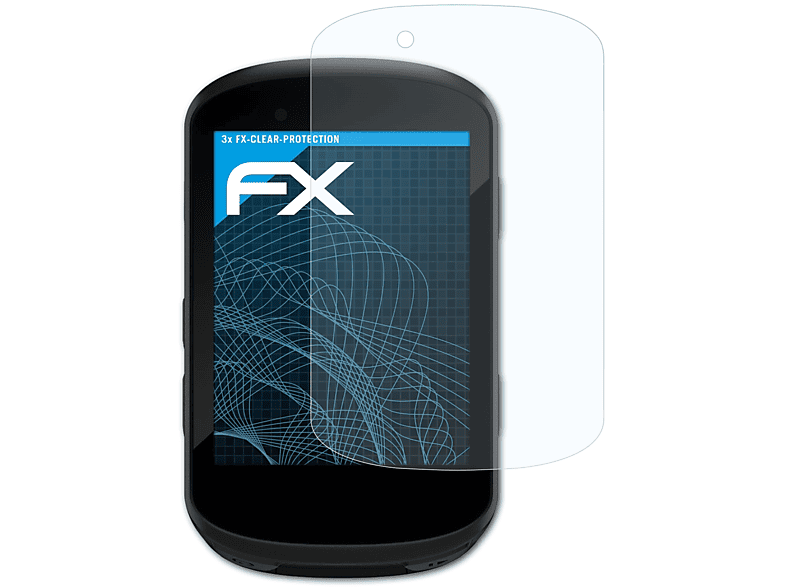 ATFOLIX 3x FX-Clear Displayschutz(für 530) Garmin Edge