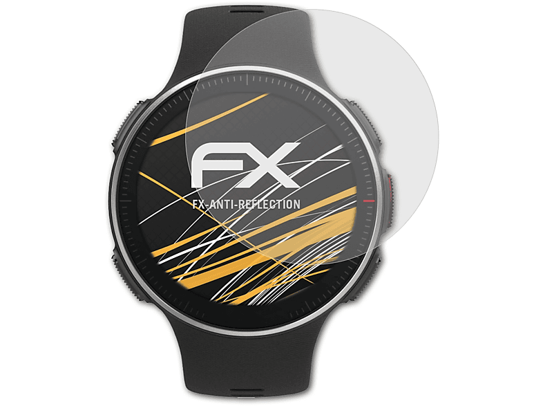ATFOLIX 3x FX-Antireflex Displayschutz(für Polar Vantage V Titan)