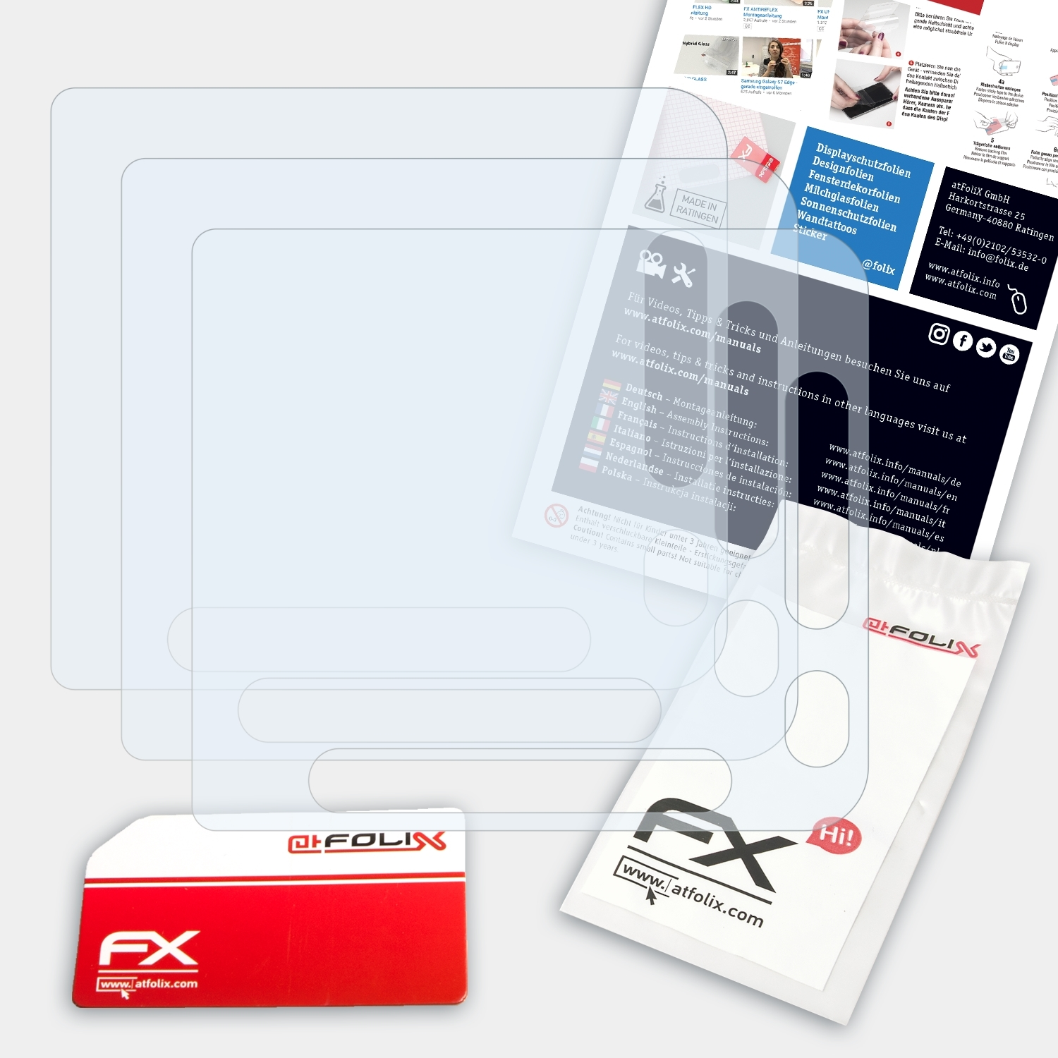 ATFOLIX 3x FX-Clear Displayschutz(für Sony II) DSC-RX0
