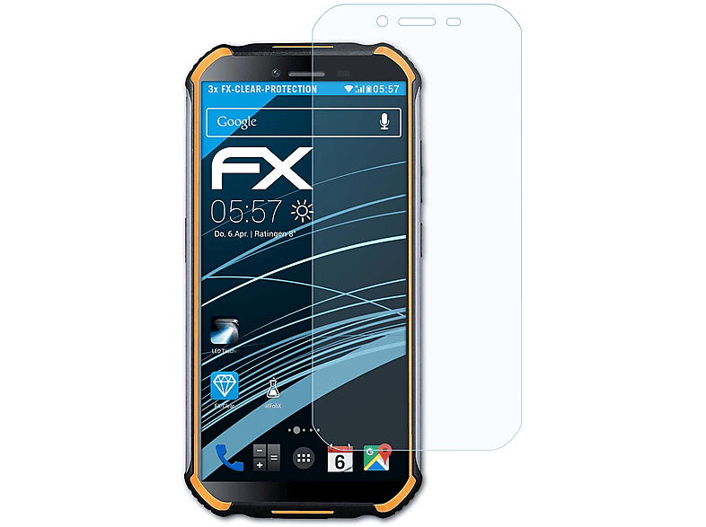 FX-Clear ATFOLIX Displayschutz(für S40) 3x Doogee