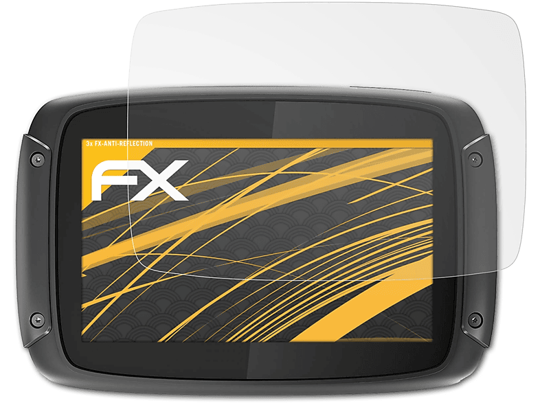 ATFOLIX 3x FX-Antireflex Rider 50) Displayschutz(für TomTom