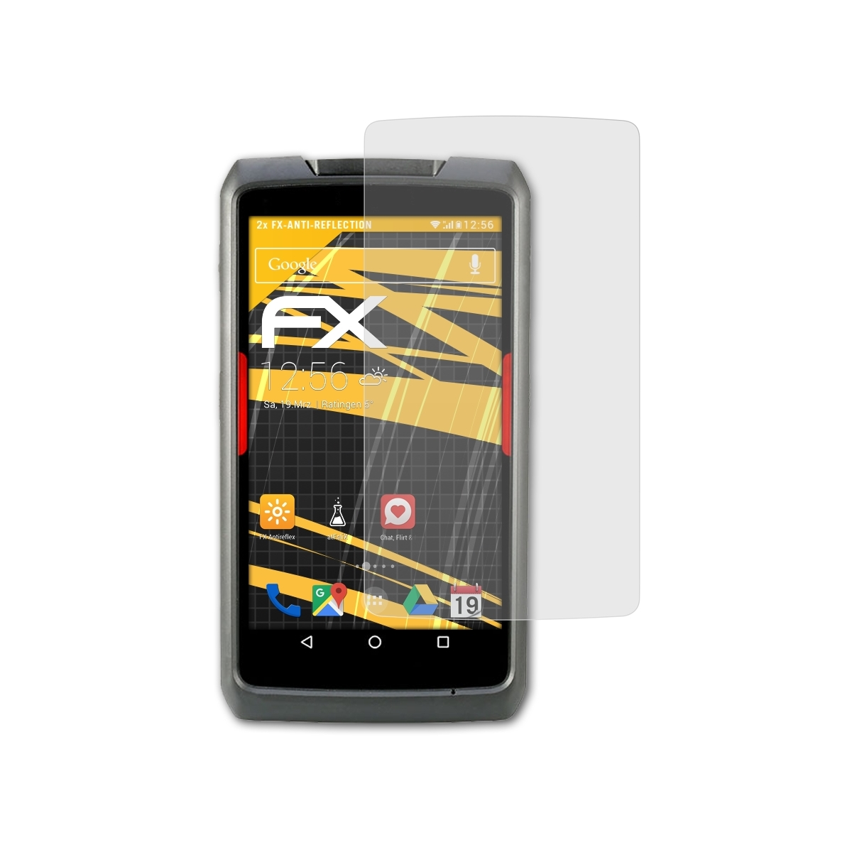 ATFOLIX 2x ScanPal Honeywell Displayschutz(für FX-Antireflex EDA70)