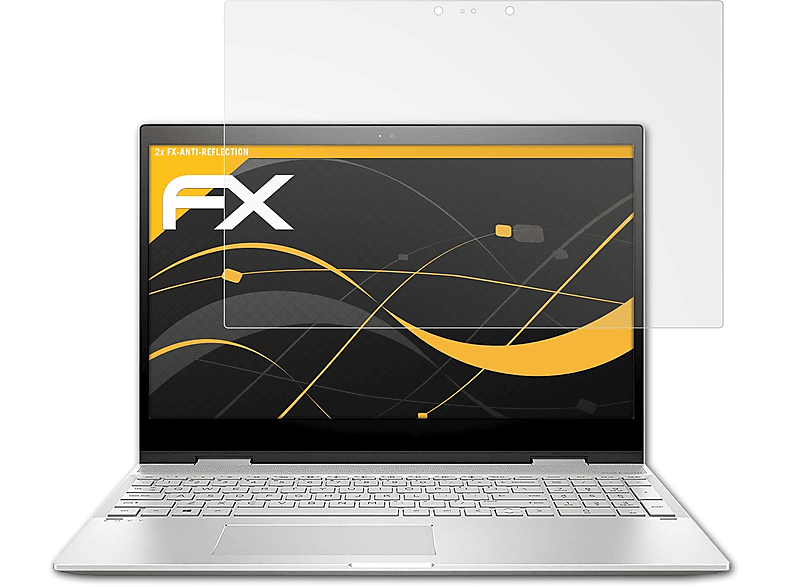 2x ATFOLIX FX-Antireflex HP x360 15-cn1004ng) Envy Displayschutz(für