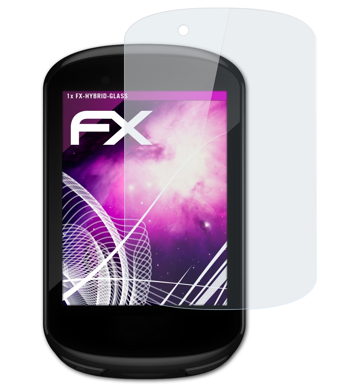 ATFOLIX Edge FX-Hybrid-Glass Garmin 830) Schutzglas(für