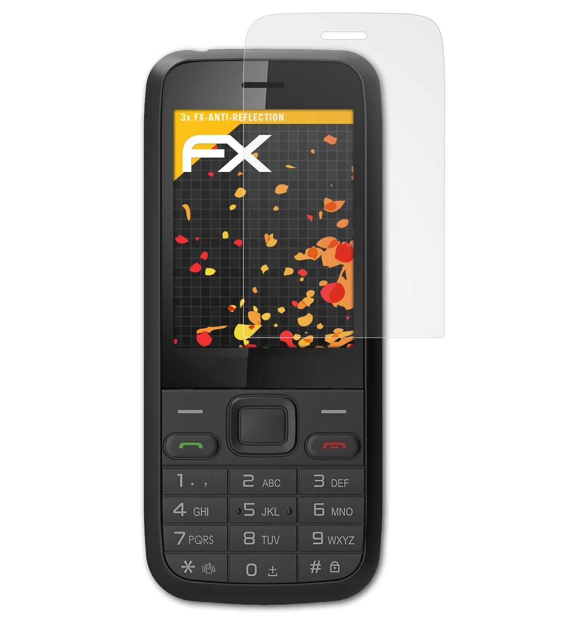 ATFOLIX 3x FX-Antireflex Displayschutz(für MobiWire Pictor)