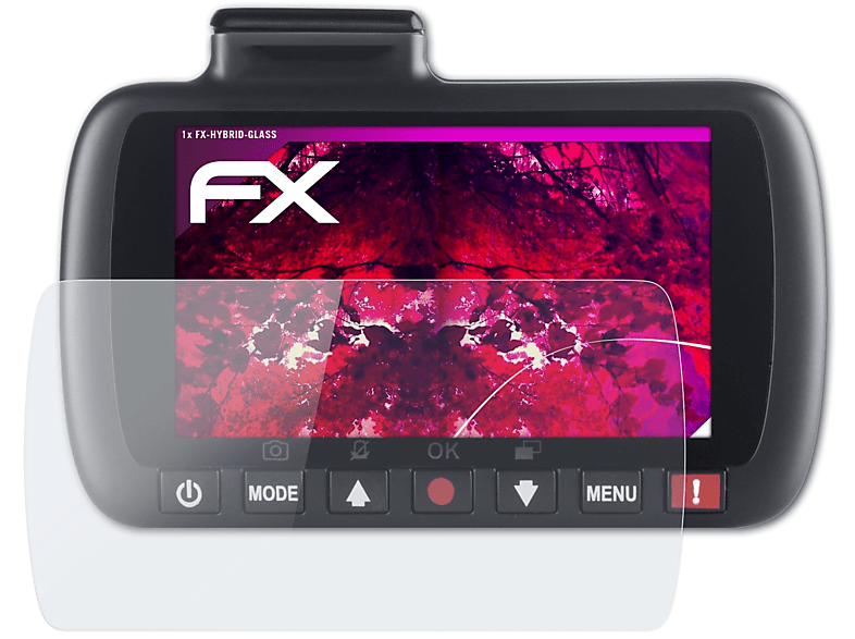 ATFOLIX FX-Hybrid-Glass Schutzglas(für Nextbase 212 Lite) | Kamera Schutzfolie