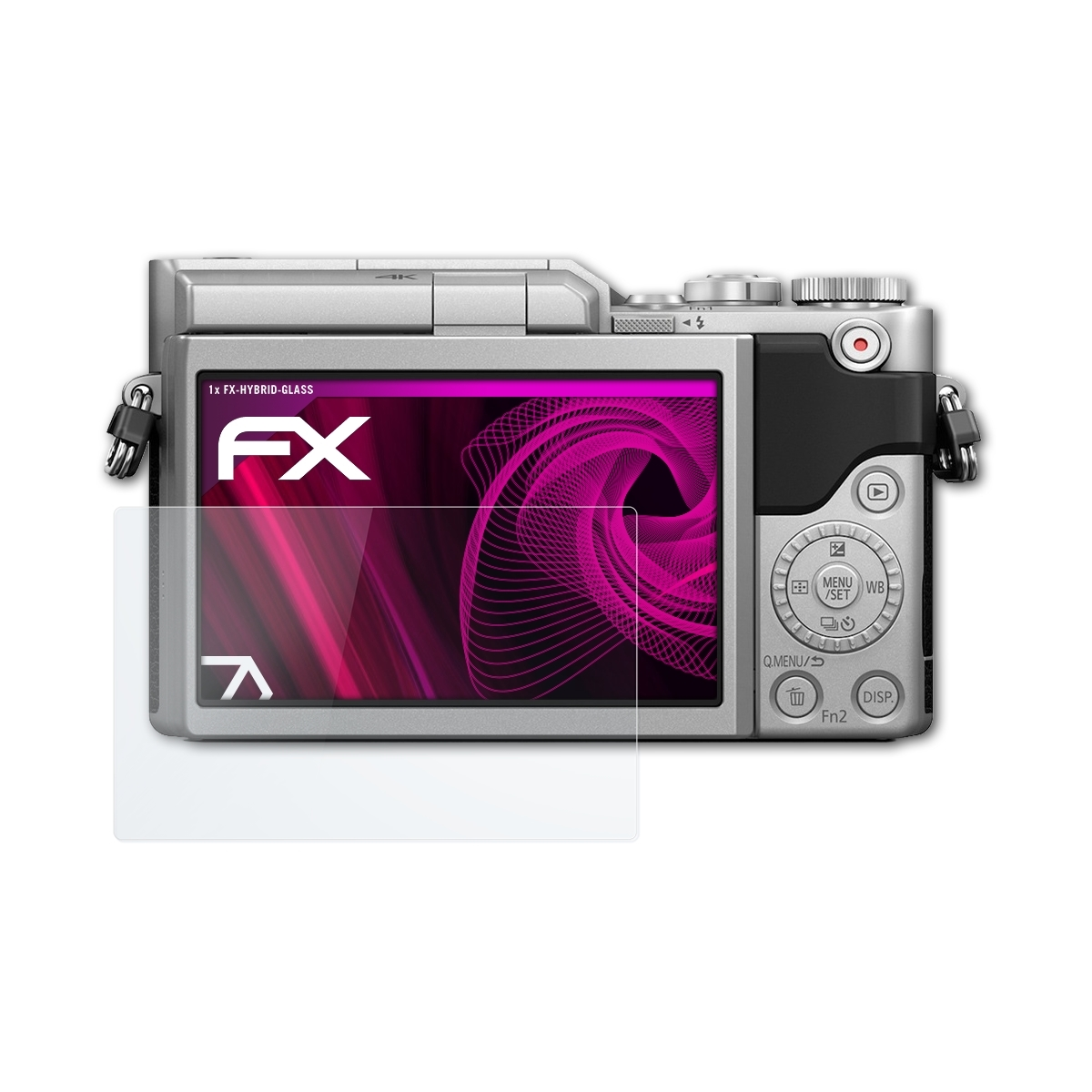 ATFOLIX FX-Hybrid-Glass Lumix DC-GX880) Panasonic Schutzglas(für